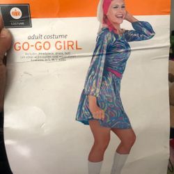 Go-Go Halloween Adult Costume size : S - Like New