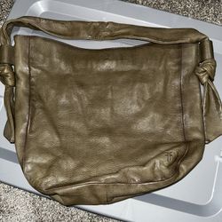 Green Leather Frye Bag