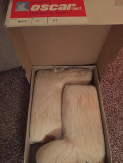 Italian Goat Fur Boots size 39/8