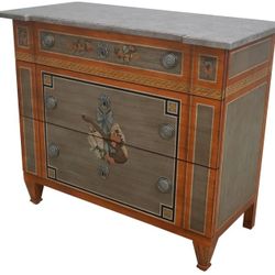 DREXEL HAND PAINTED DRESSER