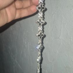 925 moissanite bracelet 8 inch