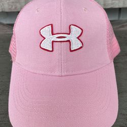 Under Armour Hat Pink White Brand NEW Adjustable Velcro Armor