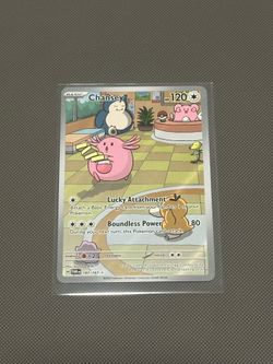 Chansey 187/167 Illustration Rare Twilight Masquerade Pokemon Near Mint