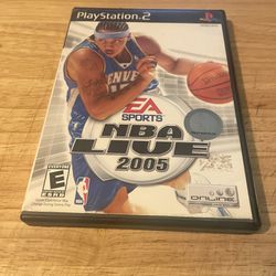 PS2 NBA Live 2005 