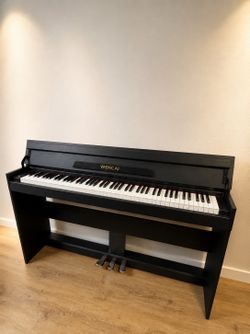 WENCAI 88-Key Digital Piano with Stand & Pedals