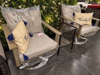 new outdoor bistro set 3 pc