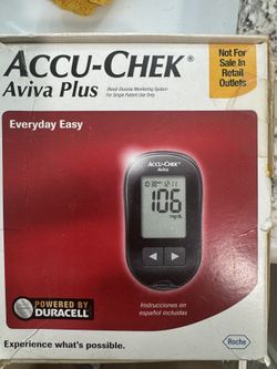 Accu-Chek Aviva Plus Blood Glucose Monitor Kit - Complete