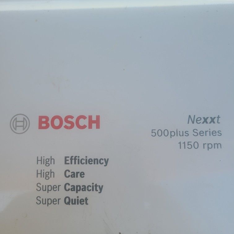 Used Bosch Nexxt 500 Plus Series Washer Machine