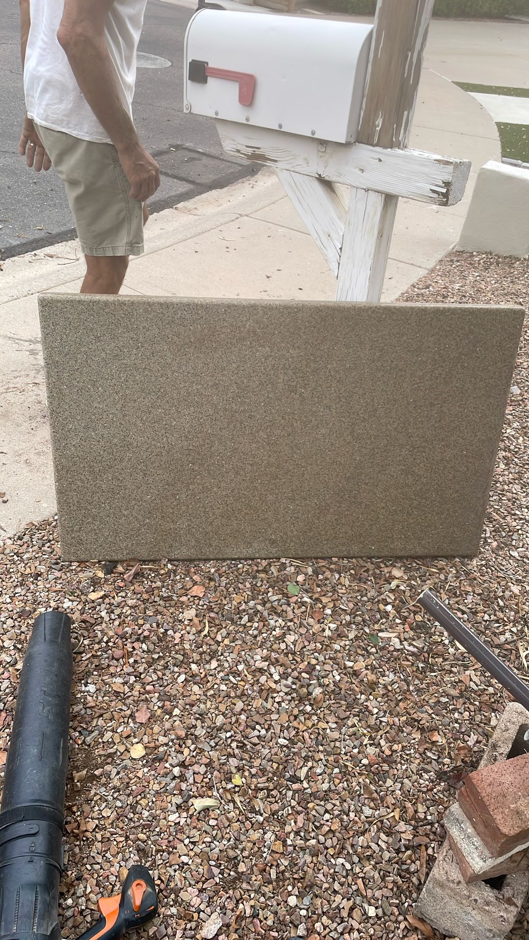 Granite Slab With Finished Edges
