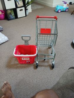 Metal Shopping Cart And Shopping Baskest For Kids