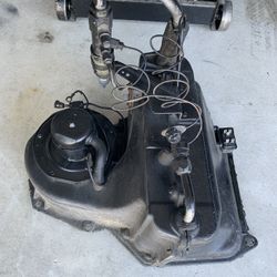 Old Style 70S Ac Unit With Lines And Compressor