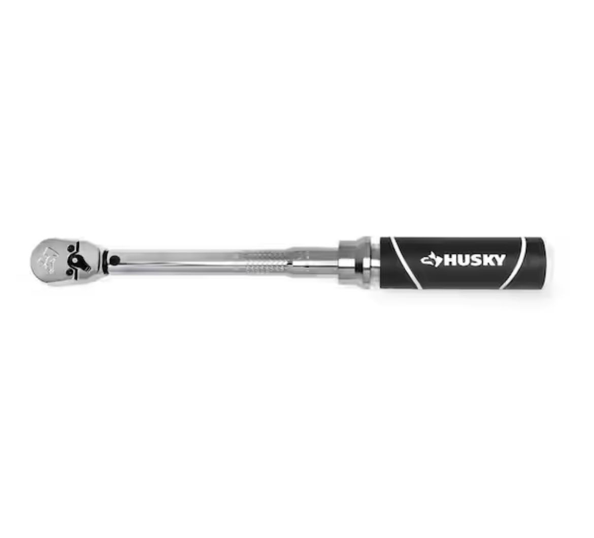 Husky 40 in./lbs. to 200 in./lbs. 1/4 in. Drive Torque Wrench@Tools-82