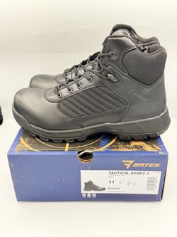 Bates Tactical Sport 2 E03164 Men’s 11 M Composite Toe Side Zip Work Boots