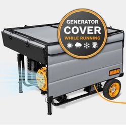 IGAN Generator Covers While Running, 100% Waterproof Generator Tent, Ultra Heavy Duty Tarpaulin Portable Generator Enclosure, All-weather Generator 