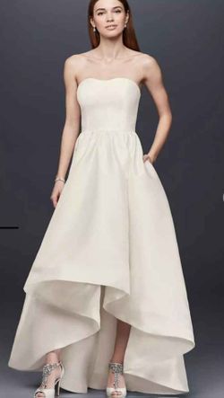 High-low wedding dress size 0 (David's bridal)