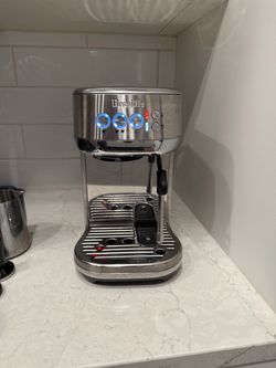 Breville Bambino Plus Brushed Stainless Espresso Machine Steam Frother BES500BSS