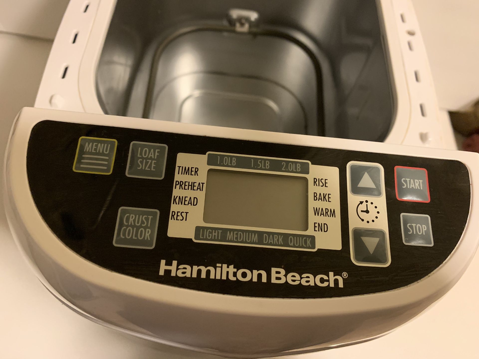 Hamilton beach bread maker