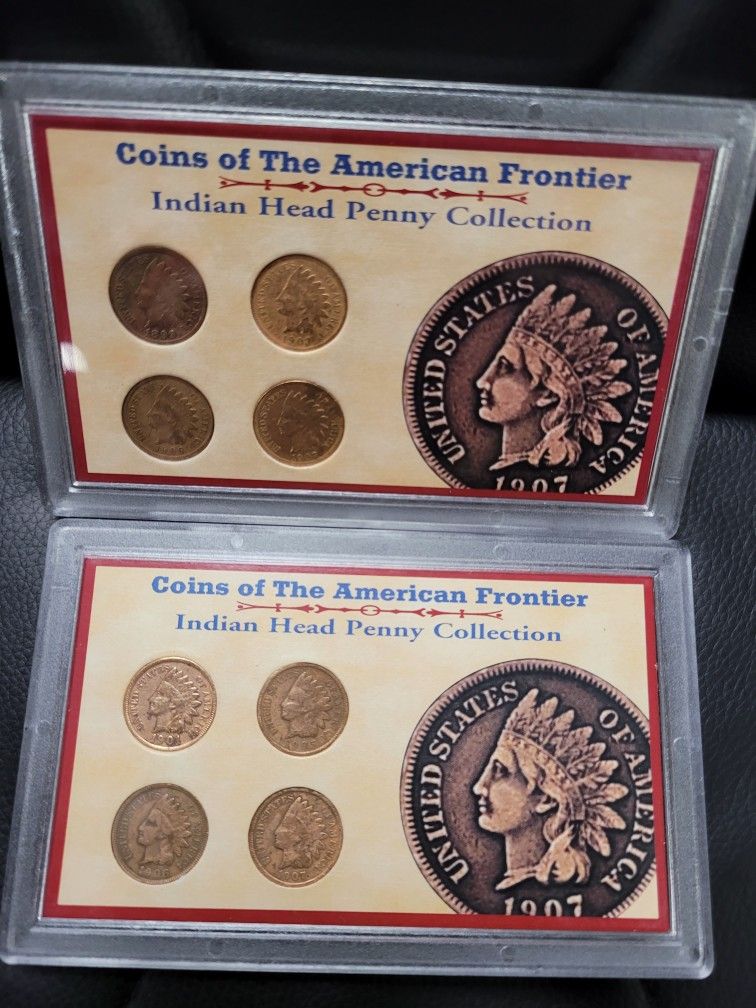 Coins Of The American Frontier Indian Head Penny Collection