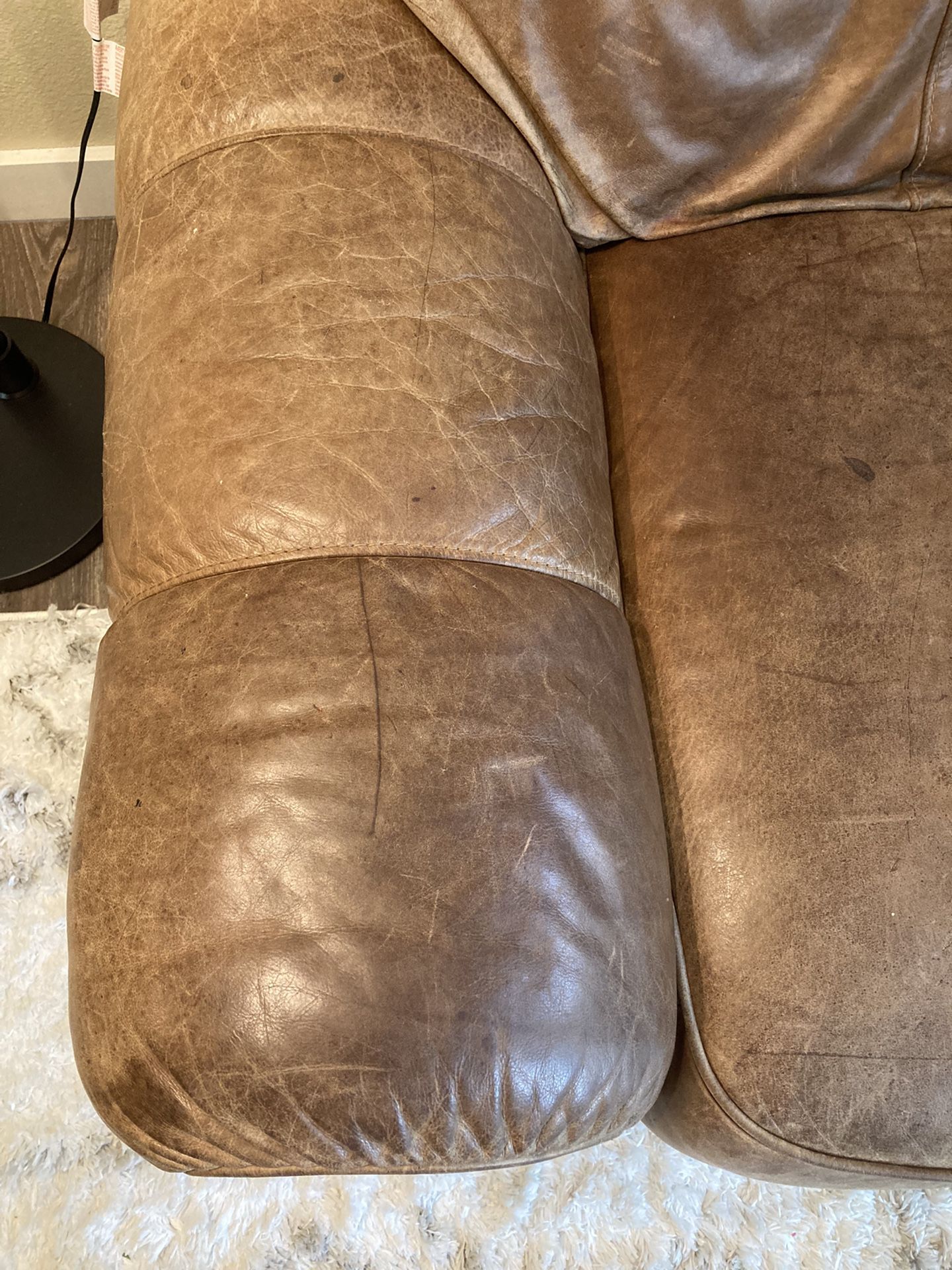 Beautiful Real Leather Couch