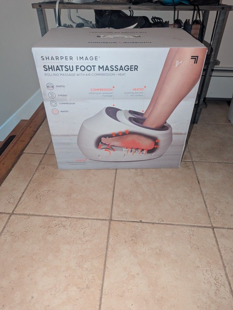 Sharper image Shiatsu Foot Massager Compression And Heat
