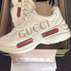Gucci AUTHENTIC Sneakers: Women Size 8.5 & Men Size 7