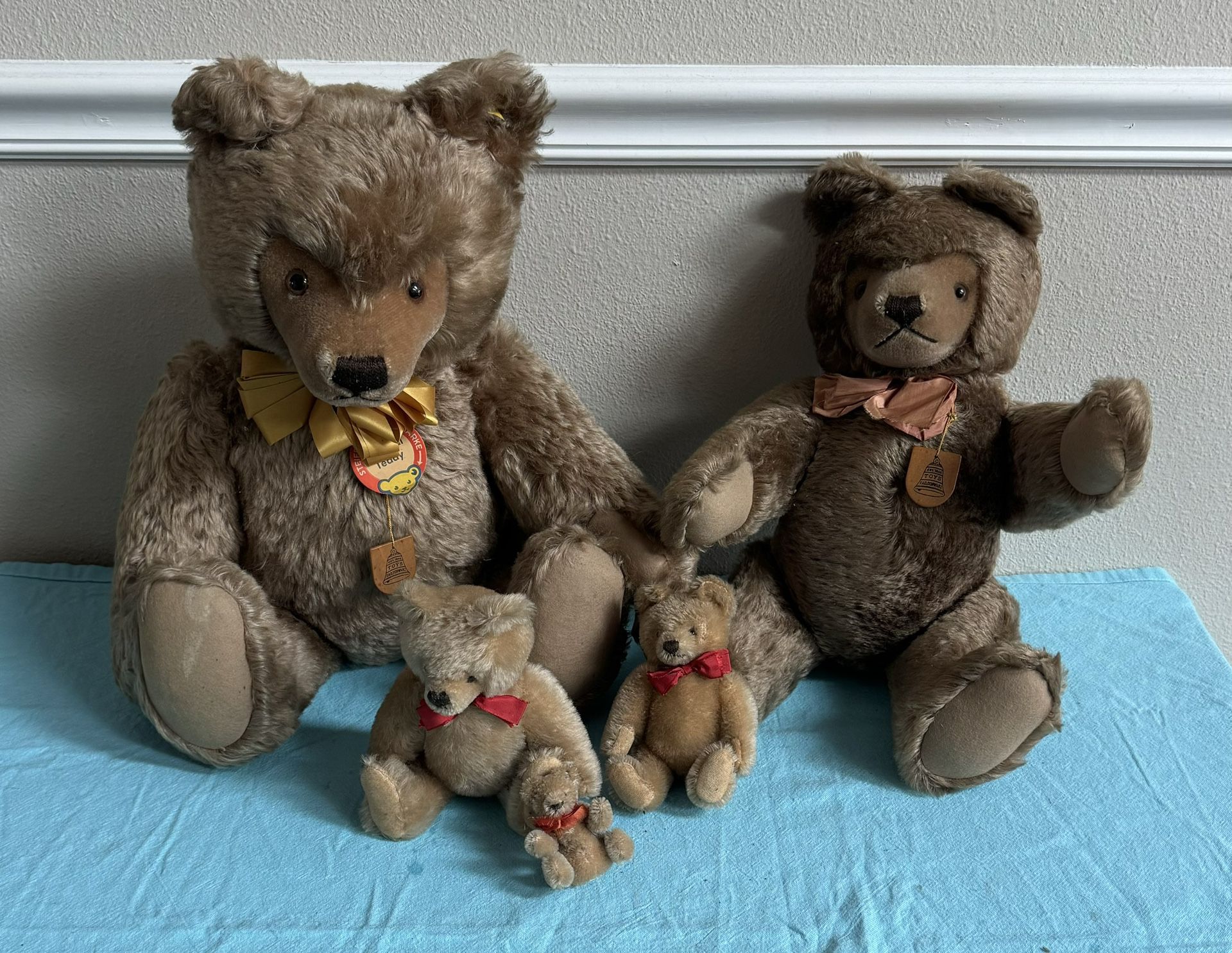 Vintage Articulated Teddy Bear Lot $50 for all xox