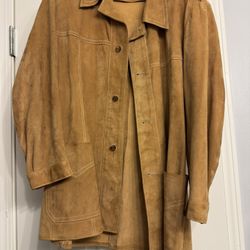 Tan Suede Blazer 