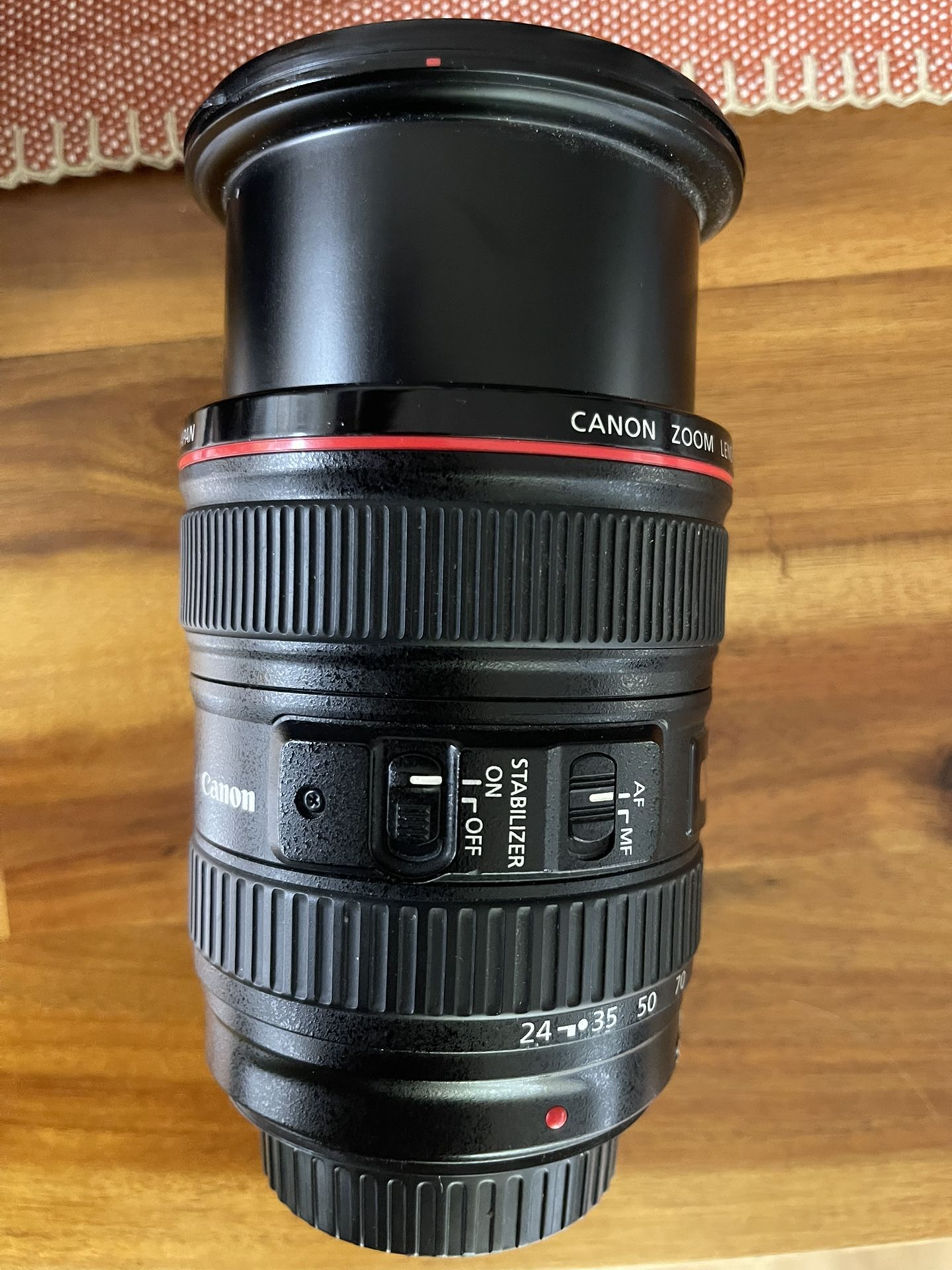 CANON CAMERA LENS AND MICROPHONE 