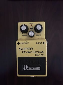 Clean Used Boss SD-1W & Dunlop Crybaby Wah