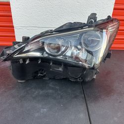 2015 2018 LEXUS RC300 RC350 HEADLIGHT ASSEMBLY OEM LH LEFT DRIVER SIDE DUAL LED OEM 