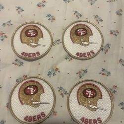 Vintage San Francisco 49er 3 Inch Patches 