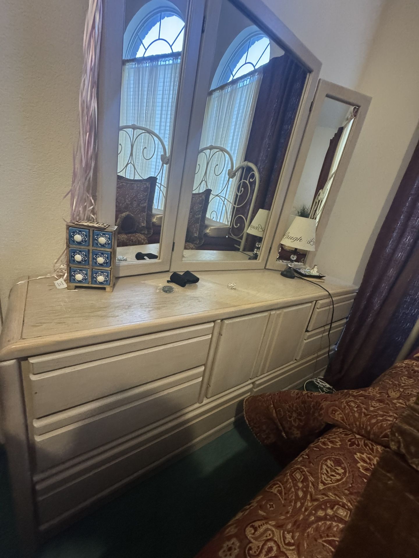 Dresser And Mirror