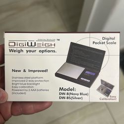 Digital pocket scale