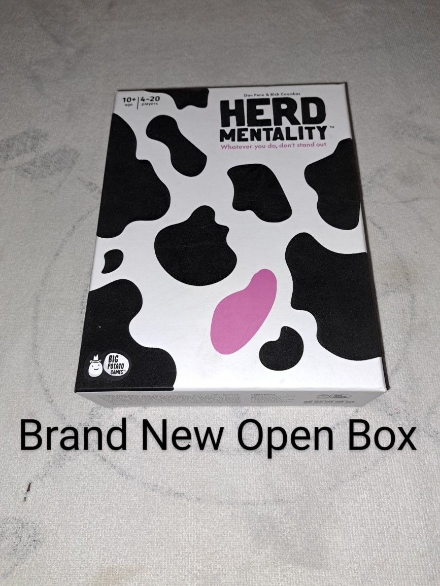 Brand New Open Box Herd Mentality Game (Is Complete Nothing Missing)