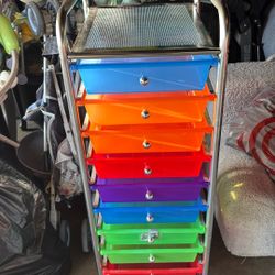 Organizer On Wheels With 10 Drawers