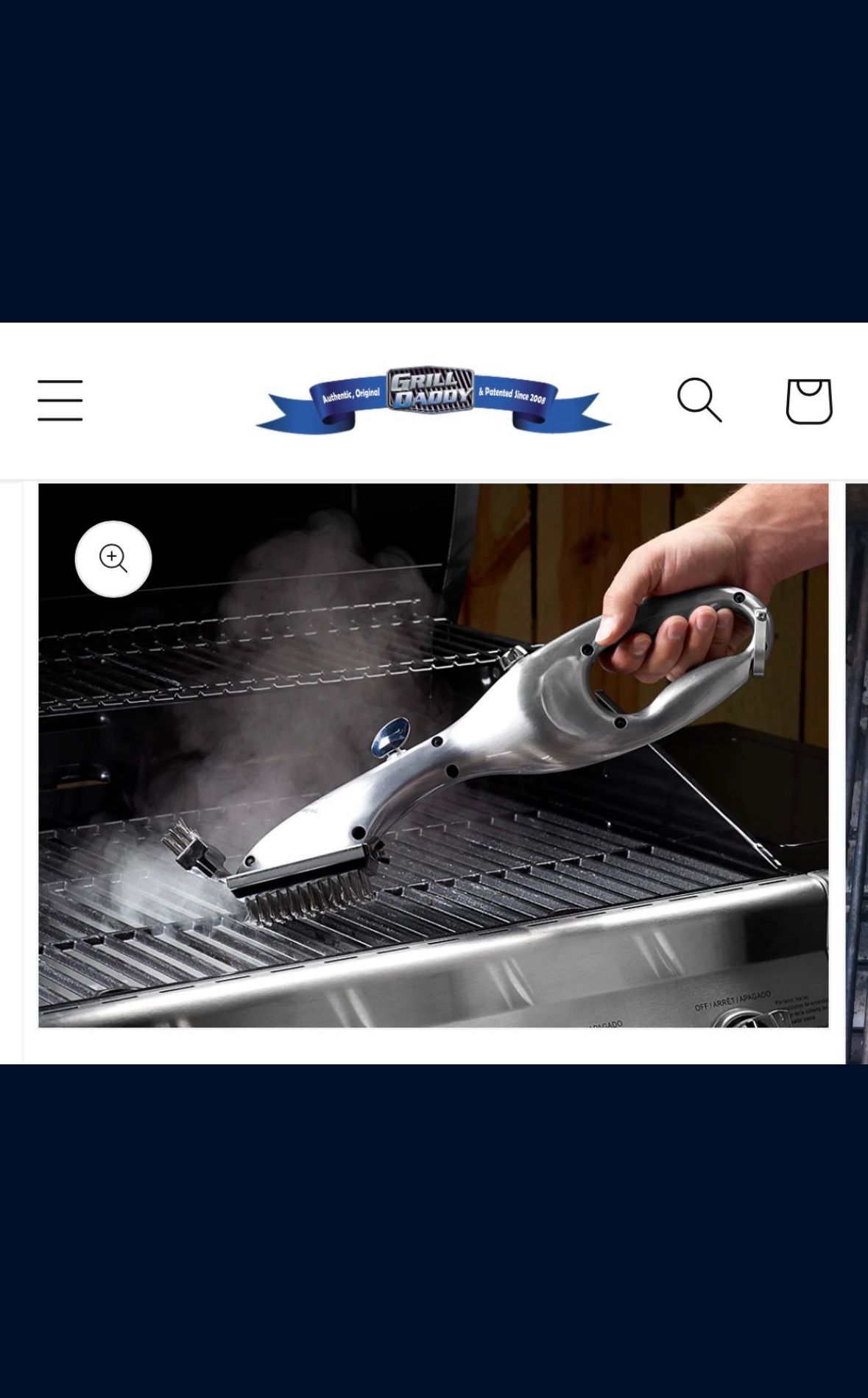 New Grand Grill Daddy Platinum Brush Scrub