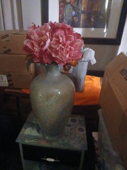 Green vase, just lowered price!