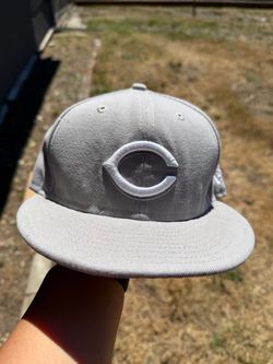 Cincinnati Reds New Era Fitted Hat Gray