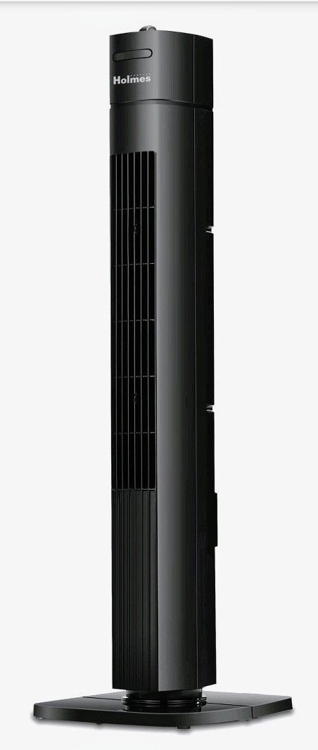 Holmes 31" Manual Tower Oscillating Fan Black