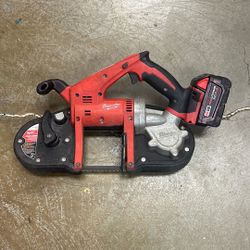 Milwaukee Bandsaw Model 2629-20 with one XC 5.0 battery