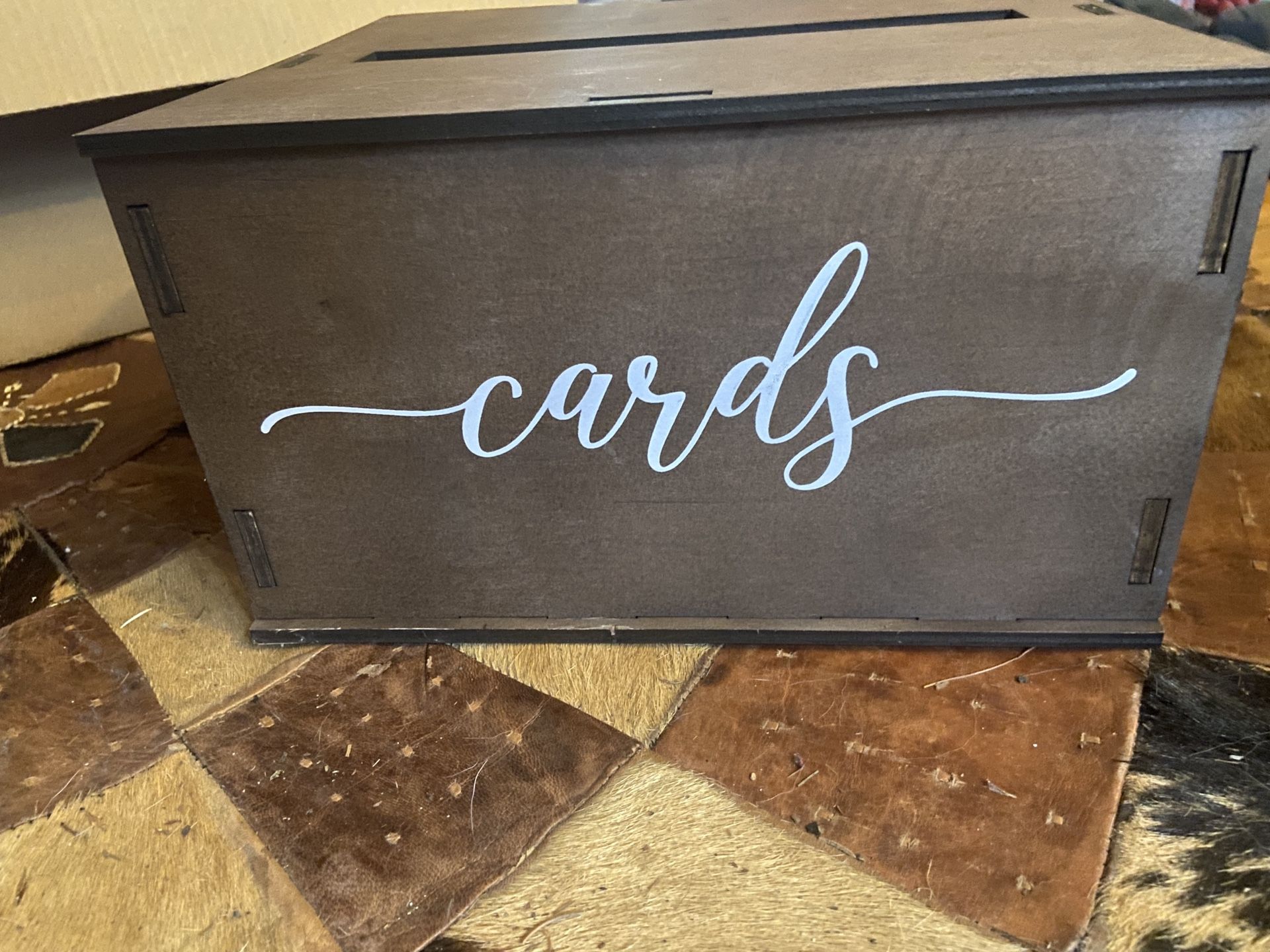 Wooden Card Box For Weddings