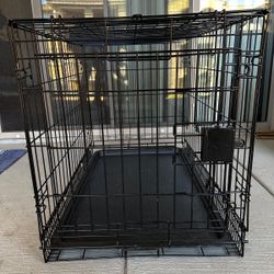 Dog Crate With Tray