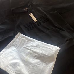 Black Essentials Hoodie 