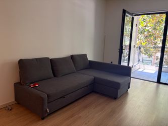 FRIHETEN Sleeper sectional, 3 seat w/storage
