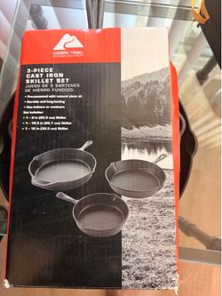 Brand new Ozark Cast iron set
