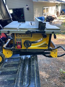 Dewalt table saw with stand
