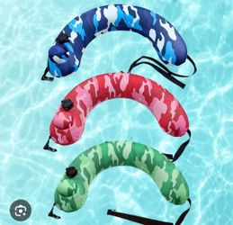 Inflatable swim belt swim trainers w/ buckle & bag