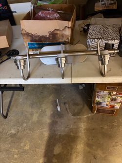 3-Light Brushed Nickel Vanity Bar Light