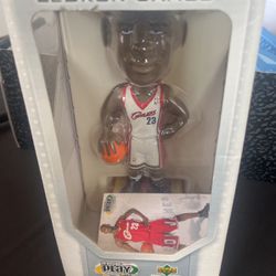 Lebron James Rookie Bobble Head And Card