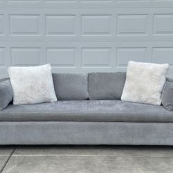 Free Delivery/ Bacall Curved Sofa by West Elm 